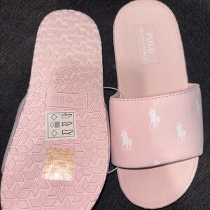 Polo by Ralph Lauren Light Pink Slides